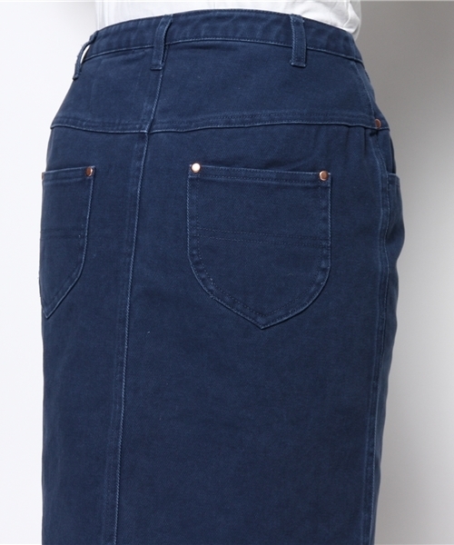 Kastane（カスタネ）の「【Kastane】デニムサイズバリエスカート（スカート・レディース・ホワイト/ブルー・LARGE/X-SMALL/SMALL/MEDIUM）」の7枚目の写真