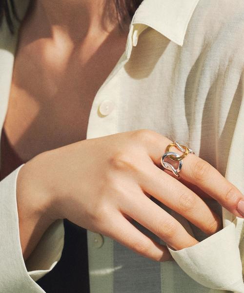 PHILIPPE AUDIBERT（フィリップ オーディベール）の「【別注】PHILIPPE AUDIBERT（フィリップオーディベール）SP サークルリング MIX（リング・レディース・その他1・フリー）」の6枚目の写真