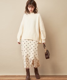 natural couture | ドットロングスカート(スカート)