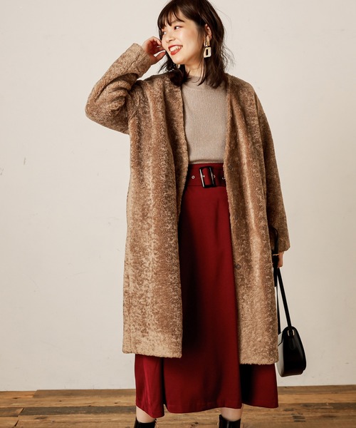 natural couture(ナチュラルクチュール)の「共ベルト付きAラインスカート(スカート・レディース・ベージュ/ボルドー/その他1/その他2・FREE)」の18枚目の写真