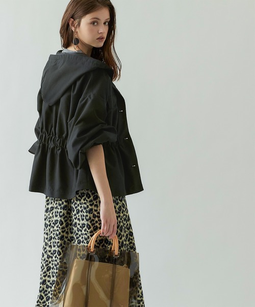 titivate（ティティベイト）の「ﾌｰﾃﾞｨﾍﾟﾌﾟﾗﾑｼﾞｬｹｯﾄ（ダウンジャケット/コート・レディース・ベージュ/モカ/ブラック/ライトカーキ/グレイッシュベージュ・M）」の10枚目の写真