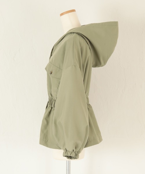 titivate（ティティベイト）の「ﾌｰﾃﾞｨﾍﾟﾌﾟﾗﾑｼﾞｬｹｯﾄ（ダウンジャケット/コート・レディース・ベージュ/モカ/ブラック/ライトカーキ/グレイッシュベージュ・M）」の11枚目の写真