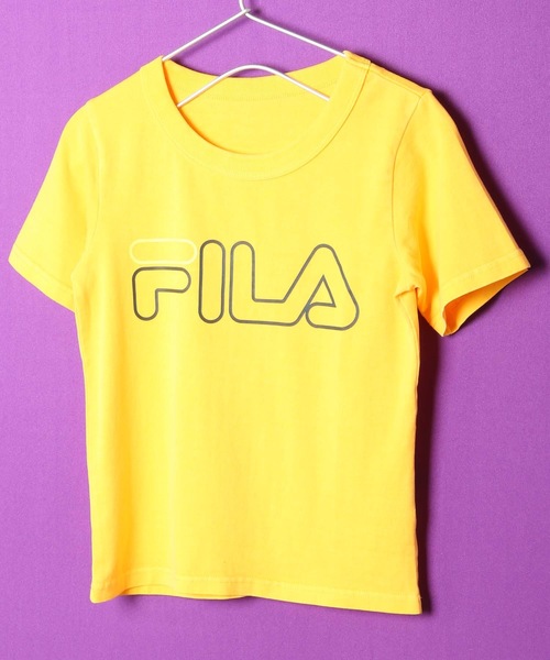 FILA（フィラ）の「【FILA/フィラ】キッズロゴプリントTシャツ/半袖　ボーイズ  ガールズ スポーティー（Tシャツ/カットソー・キッズ・ネイビー/ブラック/マスタード・150/160/130/140）」の11枚目の写真