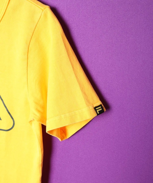 FILA（フィラ）の「【FILA/フィラ】キッズロゴプリントTシャツ/半袖　ボーイズ  ガールズ スポーティー（Tシャツ/カットソー・キッズ・ネイビー/ブラック/マスタード・150/160/130/140）」の9枚目の写真