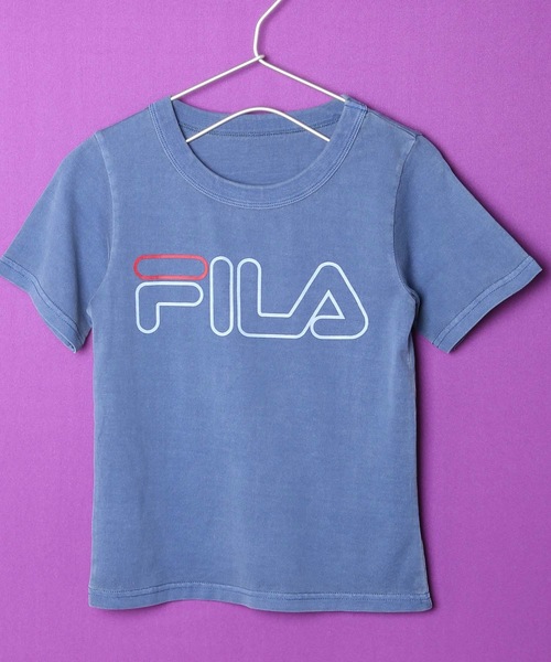 FILA（フィラ）の「【FILA/フィラ】キッズロゴプリントTシャツ/半袖　ボーイズ  ガールズ スポーティー（Tシャツ/カットソー・キッズ・ネイビー/ブラック/マスタード・150/160/130/140）」の5枚目の写真