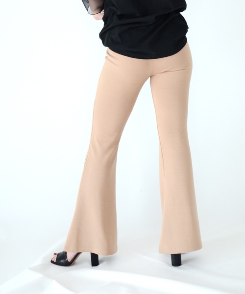 Narcissus(ナルシス)の「【cheap!!by vaNite】スウェットワイドパンツ(パンツ)」|キャメル