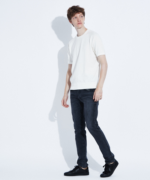 RECENCY OF MINE（リーセンシー オブ マイン）の「【Recency of Mine】強撚 天竺 Tシャツ（Tシャツ/カットソー・メンズ・グリーン/オレンジ/アイボリー・44/46/48）」の15枚目の写真