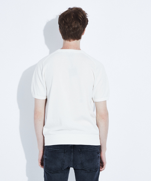 RECENCY OF MINE（リーセンシー オブ マイン）の「【Recency of Mine】強撚 天竺 Tシャツ（Tシャツ/カットソー・メンズ・グリーン/オレンジ/アイボリー・44/46/48）」の13枚目の写真