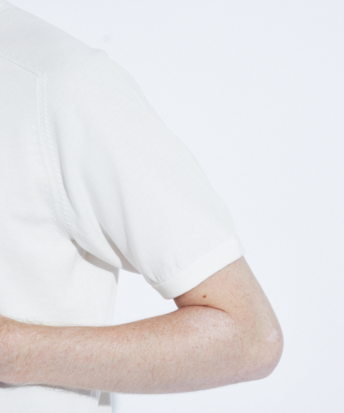 RECENCY OF MINE（リーセンシー オブ マイン）の「【Recency of Mine】強撚 天竺 Tシャツ（Tシャツ/カットソー・メンズ・グリーン/オレンジ/アイボリー・44/46/48）」の11枚目の写真