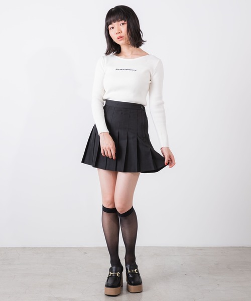 WEGO(ウィゴー)の「WEGO/【XSあり】無地プリーツミニスカート(スカート・レディース・ブラック・SMALL/MEDIUM/LARGE/X-SMALL)」の6枚目の写真