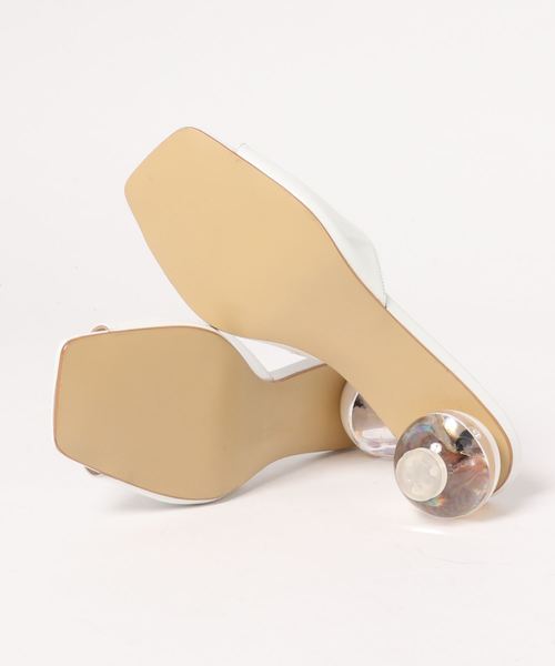 Narcissus(ナルシス)の「【OZKAN】 キューブパンプス(パンプス・レディース・ホワイト/シルバー/ブルー・35/36/37/38)」の7枚目の写真