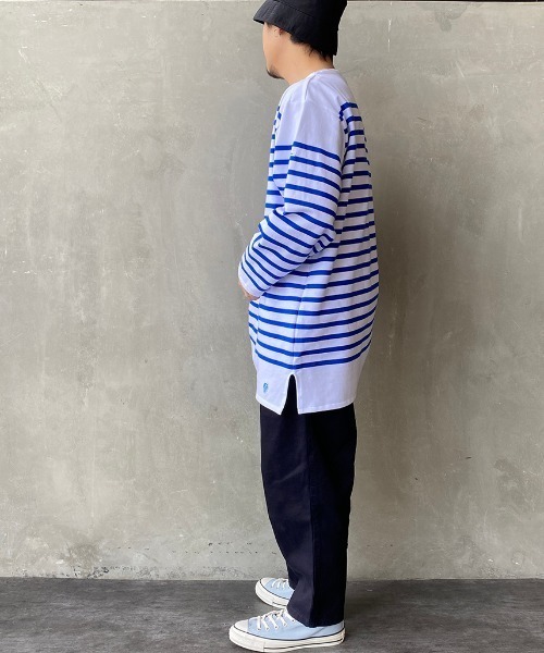 ORCIVAL/オーシバル] ビッグシルエット ボーダーTシャツ（T
