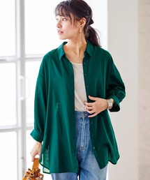BELLUNA PLUS | 涼感麻入り素材シャツジャケット(シャツ/ブラウス)