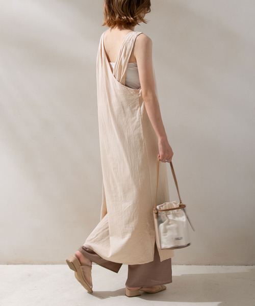 セール バッククロスコットンワンピース ワンピース Rectangle レクタングル のファッション通販 Zozotown