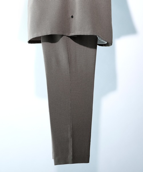 EMMA CLOTHES(エマクローズ)の「【セットアップ】ブライトポプリン レギュラーカラーシャツ オーバー ドレープ CPOシャツ&ワイドアンクルシェフパンツ ワンマイルウェア(シャツ/ブラウス・メンズ・ブラック/ブラウン/ベージュ/グリーン系その他/ベージュ系その他/ベージュ系その他2/ブラック系その他/グレイッシュベージュ/ライラック/グレイッシュブルー・M/L/S)」の14枚目の写真