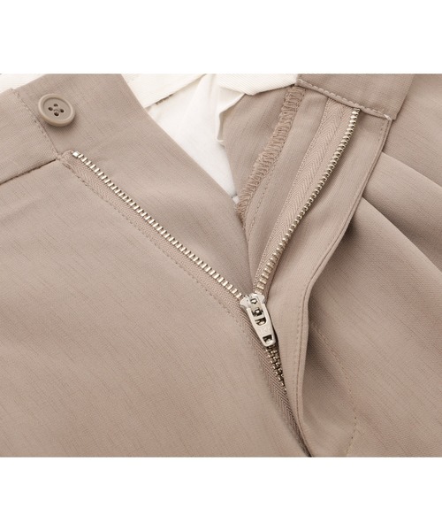 EMMA CLOTHES(エマクローズ)の「【セットアップ】ブライトポプリン レギュラーカラーシャツ オーバー ドレープ CPOシャツ&ワイドアンクルシェフパンツ ワンマイルウェア(シャツ/ブラウス・メンズ・ブラック/ブラウン/ベージュ/グリーン系その他/ベージュ系その他/ベージュ系その他2/ブラック系その他/グレイッシュベージュ/ライラック/グレイッシュブルー・M/L/S)」の16枚目の写真