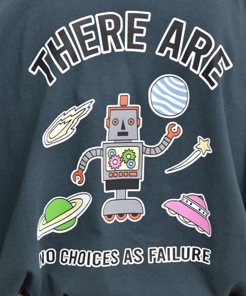 kutir（クティール）の「ロボットプリントTシャツ（Tシャツ/カットソー・メンズ・ホワイト/パープル/グリーン・SMALL/MEDIUM/LARGE）」の18枚目の写真