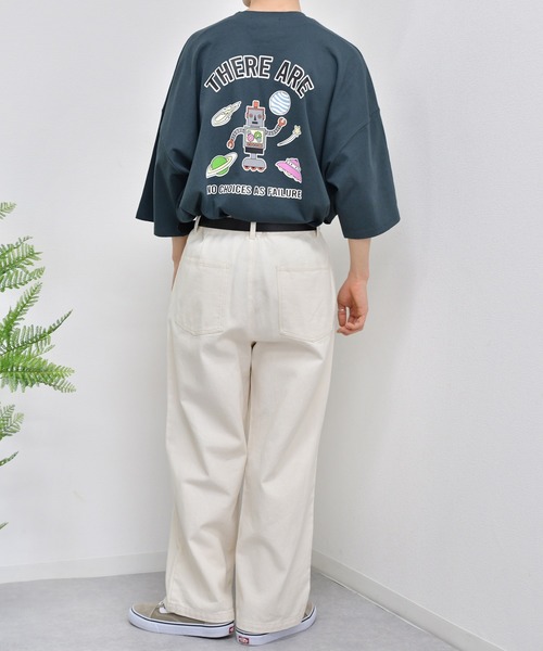 kutir（クティール）の「ロボットプリントTシャツ（Tシャツ/カットソー・メンズ・ホワイト/パープル/グリーン・SMALL/MEDIUM/LARGE）」の20枚目の写真