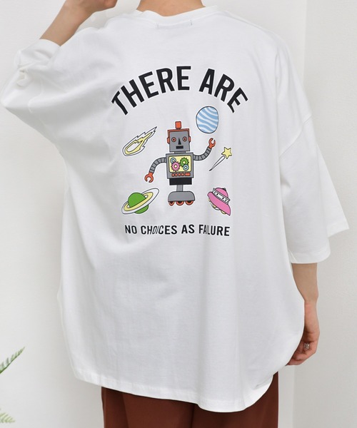 kutir（クティール）の「ロボットプリントTシャツ（Tシャツ/カットソー・メンズ・ホワイト/パープル/グリーン・SMALL/MEDIUM/LARGE）」の15枚目の写真