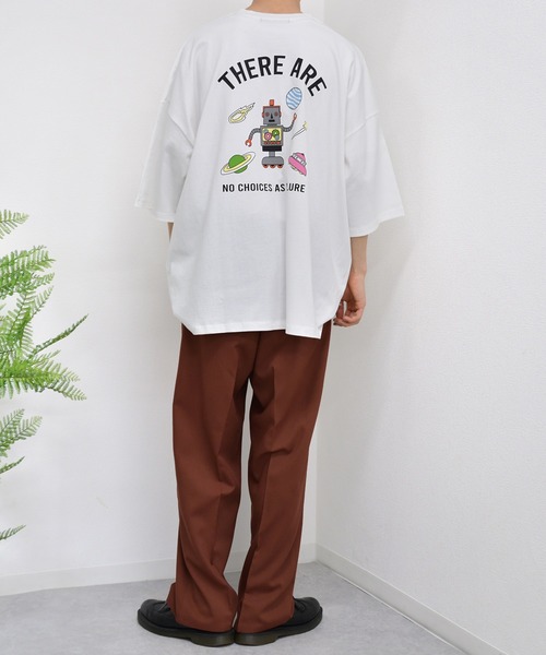 kutir（クティール）の「ロボットプリントTシャツ（Tシャツ/カットソー・メンズ・ホワイト/パープル/グリーン・SMALL/MEDIUM/LARGE）」の10枚目の写真