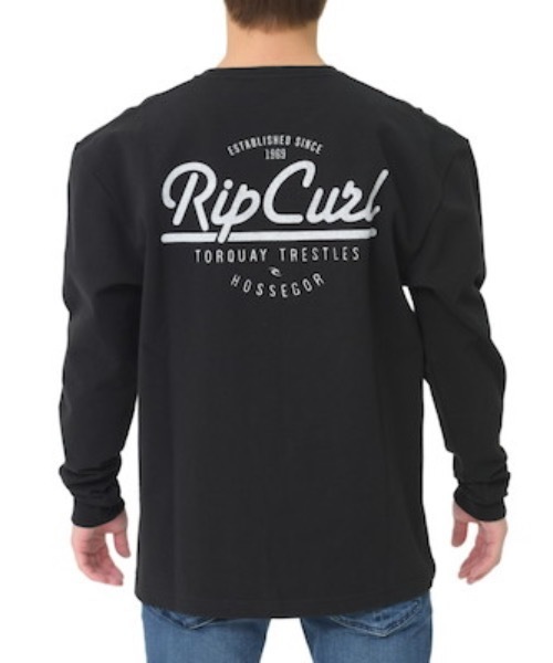 rip curl(リップカール)の「【RIP CURL リップカール】バックプリントTシャツ / 長袖 / ユニセックス(Tシャツ/カットソー・メンズ・ブラック/ベージュ/オフホワイト・MEDIUM/LARGE)」の3枚目の写真