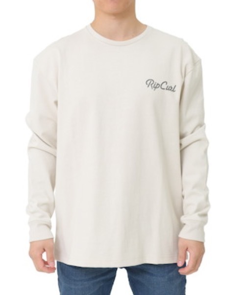 rip curl(リップカール)の「【RIP CURL リップカール】バックプリントTシャツ / 長袖 / ユニセックス(Tシャツ/カットソー・メンズ・ブラック/ベージュ/オフホワイト・MEDIUM/LARGE)」の4枚目の写真