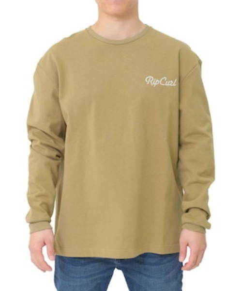 rip curl(リップカール)の「【RIP CURL リップカール】バックプリントTシャツ / 長袖 / ユニセックス(Tシャツ/カットソー・メンズ・ブラック/ベージュ/オフホワイト・MEDIUM/LARGE)」の14枚目の写真