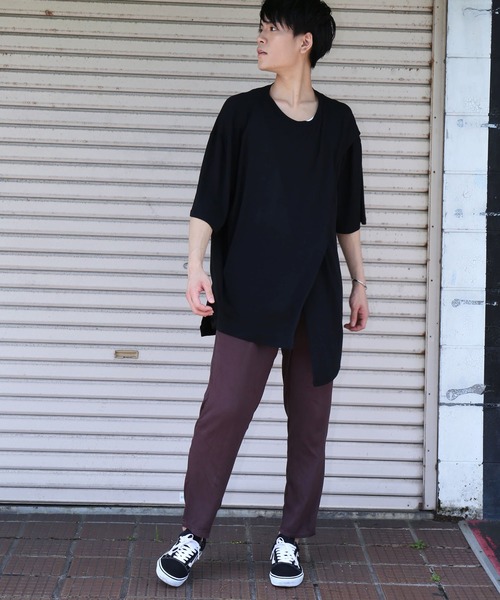 revertical(リバーティカル)の「ガーゼレイヤードビッグTシャツ(Tシャツ/カットソー・メンズ・モカ/カーキ/ブラック/グレー・M/L)」の15枚目の写真