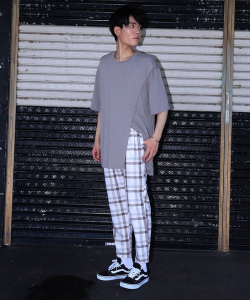 revertical(リバーティカル)の「ガーゼレイヤードビッグTシャツ(Tシャツ/カットソー・メンズ・モカ/カーキ/ブラック/グレー・M/L)」の19枚目の写真