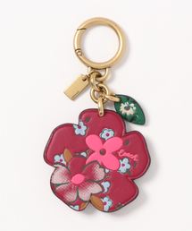 「中古美品」コーチ COACH マルチ フローラル バッグチャーム 美品」コーチ COACH マルチ フローラル バッグチャーム