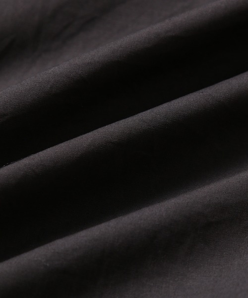 ADAM ET ROPE'（アダムエロペ）の「【GANNI】Cotton Poplin Blouse（シャツ/ブラウス・レディース・ブラック・1）」の2枚目の写真