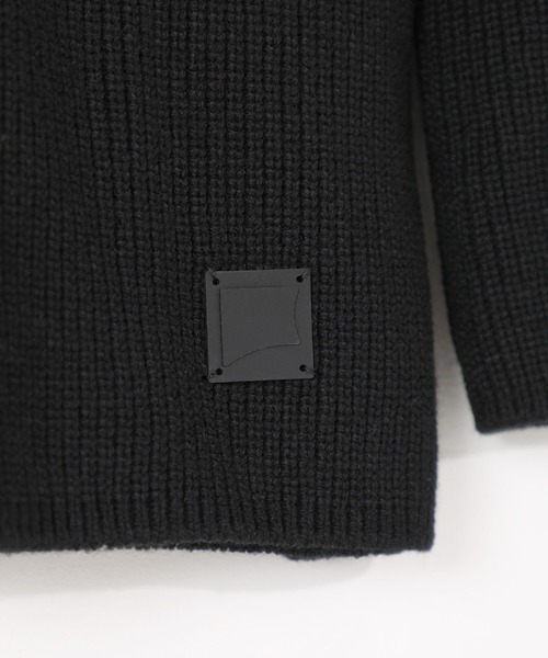 F（エフ）（エフ）の「【F】COLOR SCHEME CREWNECK（ニット/セーター・メンズ・ブラック・1/2）」の3枚目の写真