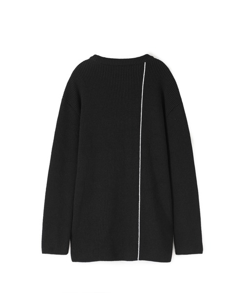 F（エフ）（エフ）の「【F】COLOR SCHEME CREWNECK（ニット/セーター・メンズ・ブラック・1/2）」の5枚目の写真