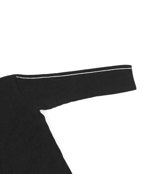 F（エフ）（エフ）の「【F】COLOR SCHEME CREWNECK（ニット/セーター・メンズ・ブラック・1/2）」の9枚目の写真