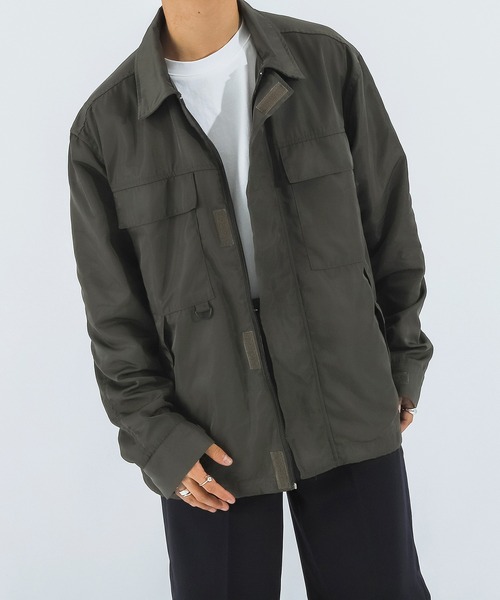 セール Adoon Plain ナイロンフィールドジャケット ブルゾン Adoon Plain アドーンプレーン のファッション通販 Zozotown