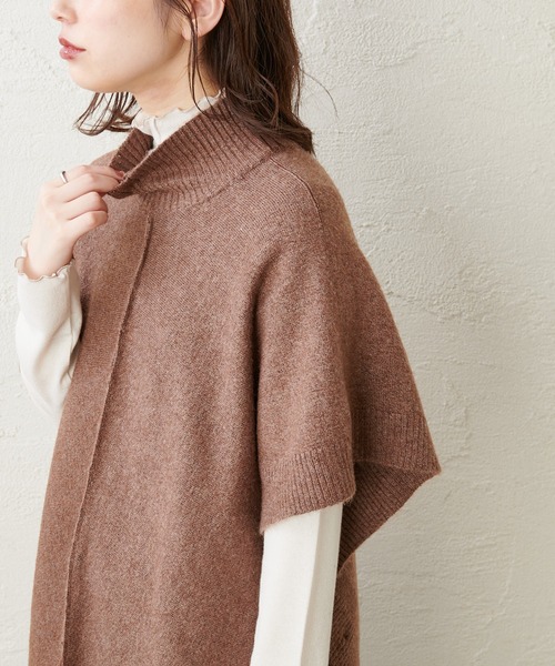 natural couture(ナチュラルクチュール)の「ほんのりシアーカットタートル(Tシャツ/カットソー・レディース・ブラック/ベージュ/グレー/アイボリー・FREE)」の2枚目の写真