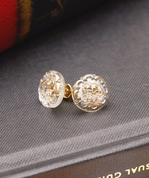 【欧州航路】チェコガラスボタンピアス