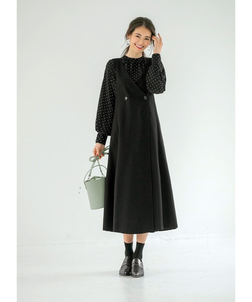 LAVANDA フロントボタンジャンパースカート 新品・未使用！】LAVANDA フロントボタン ジャンパースカート
