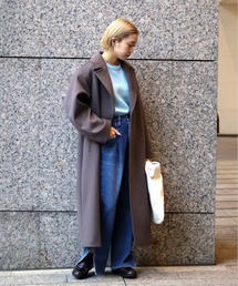 JOINT WORKS | JJ-ダブルビーバービックカラーロングコート(その他アウター)