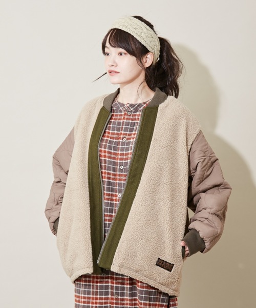 CUBE SUGAR（キューブシュガー）の「フラノ×キルトジップアップ