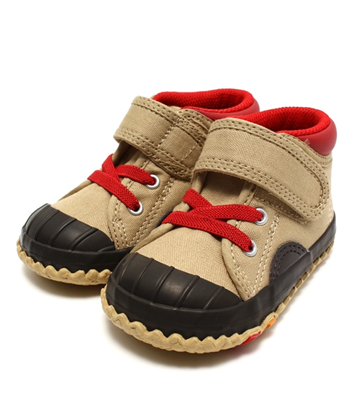 CONVERSE（コンバース）の「BABY CAMPING/ベビー キャンピング（スニーカー・キッズ・ベージュ/ネイビー・15cm/13.5㎝/14.5㎝/13cm/12.5cm/14cm/12cm）」の2枚目の写真