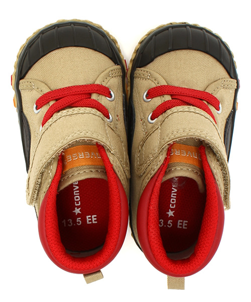 CONVERSE（コンバース）の「BABY CAMPING/ベビー キャンピング（スニーカー・キッズ・ベージュ/ネイビー・15cm/13.5㎝/14.5㎝/13cm/12.5cm/14cm/12cm）」の5枚目の写真