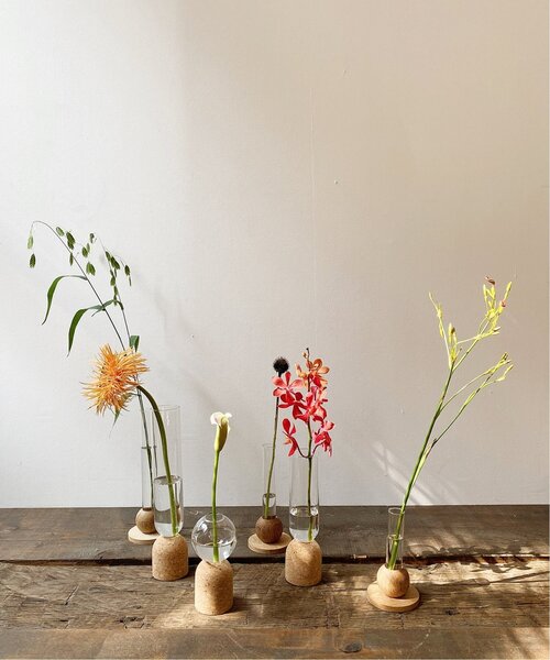セール】【CLAY/クレイ】CORK FLOWER VASE L フラワーベース