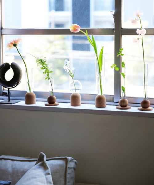 セール】【CLAY/クレイ】CORK FLOWER VASE L フラワーベース 花瓶
