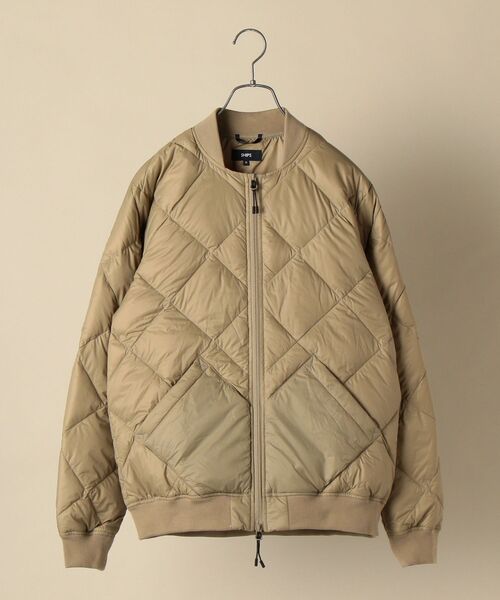 SHIPS（シップス）の「SHIPS: スクエアキルト インナーダウン（ブルゾン・メンズ・ブラック/オリーブ/カーキ・SMALL/MEDIUM/LARGE）」の3枚目の写真