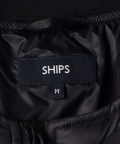 SHIPS（シップス）の「SHIPS: スクエアキルト インナーダウン（ブルゾン・メンズ・ブラック/オリーブ/カーキ・SMALL/MEDIUM/LARGE）」の6枚目の写真