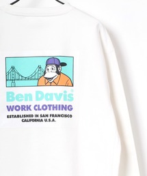 BEN DAVIS（ベンデイビス）の「BEN DAVIS/ベンデイビス バックプリント イラスト ブリッジゴリラ スウェット トレーナー（スウェット・メンズ）」
