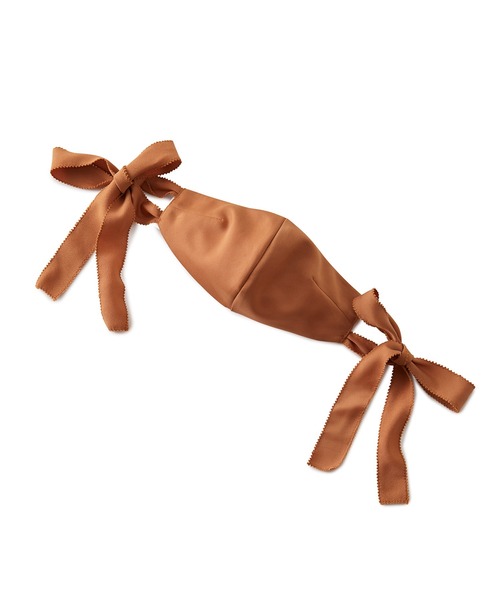 troisiemeCHACO（トロワズィエムチャコ）の「【トロワズィエムチャコ】リボンマスク（その他・レディース・ブラック/グレー系その他/クリーム/サックスブルー/ダークブラウン・FREE）」の14枚目の写真