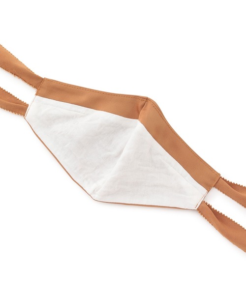 troisiemeCHACO（トロワズィエムチャコ）の「【トロワズィエムチャコ】リボンマスク（その他・レディース・ブラック/グレー系その他/クリーム/サックスブルー/ダークブラウン・FREE）」の8枚目の写真