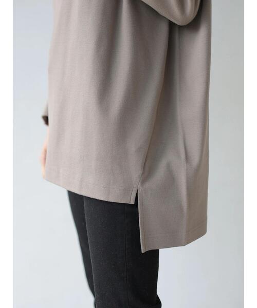 AMERICAN HOLIC（アメリカンホリック）の「オフタートルカットチュニック（Tシャツ/カットソー・レディース・モカ/サックスブルー/チャコールグレー/アイボリー・FREE）」の20枚目の写真